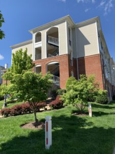 The Exchange at Van Dorn East entrance of the 4854 building